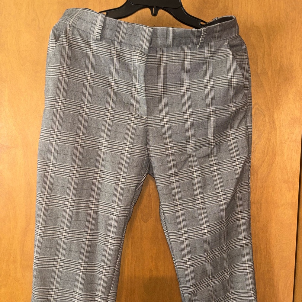 Gray Plaid Slack From H&M woman’s size 10